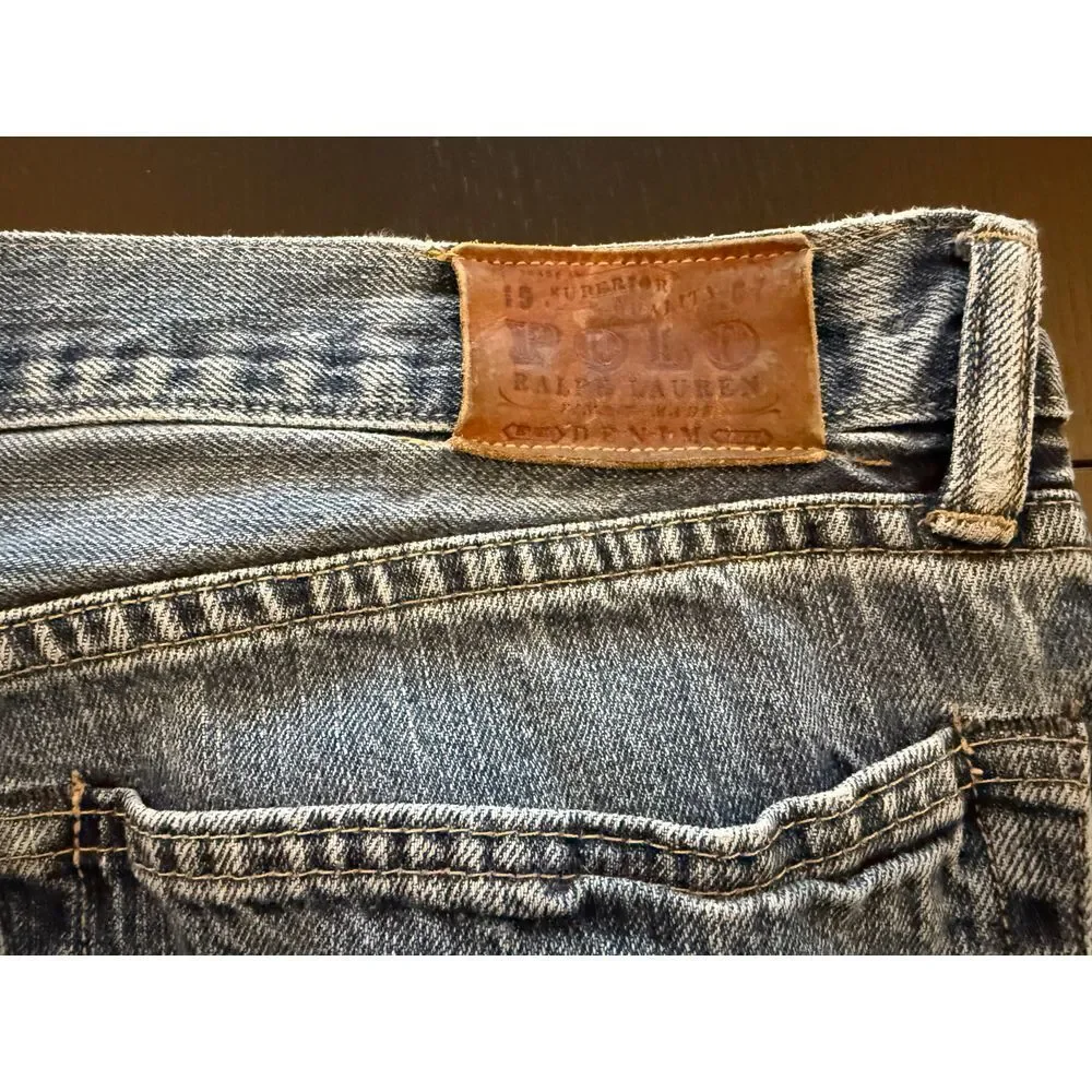 Polo Ralph Lauren Jeans Mens 36x33*‎ Classic Relaxed Fit 867 Straight Leg Denim